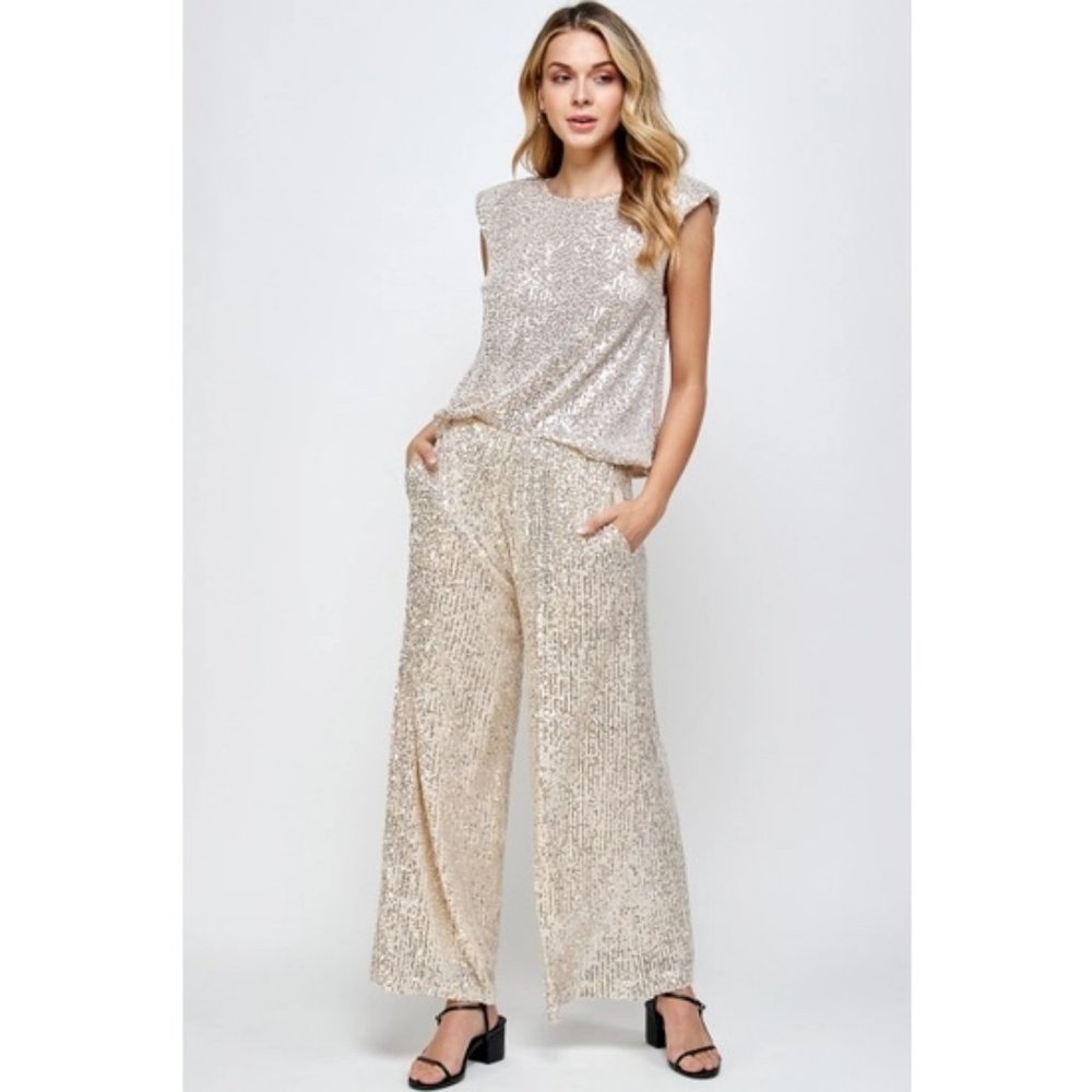 Classy Sequin Pants